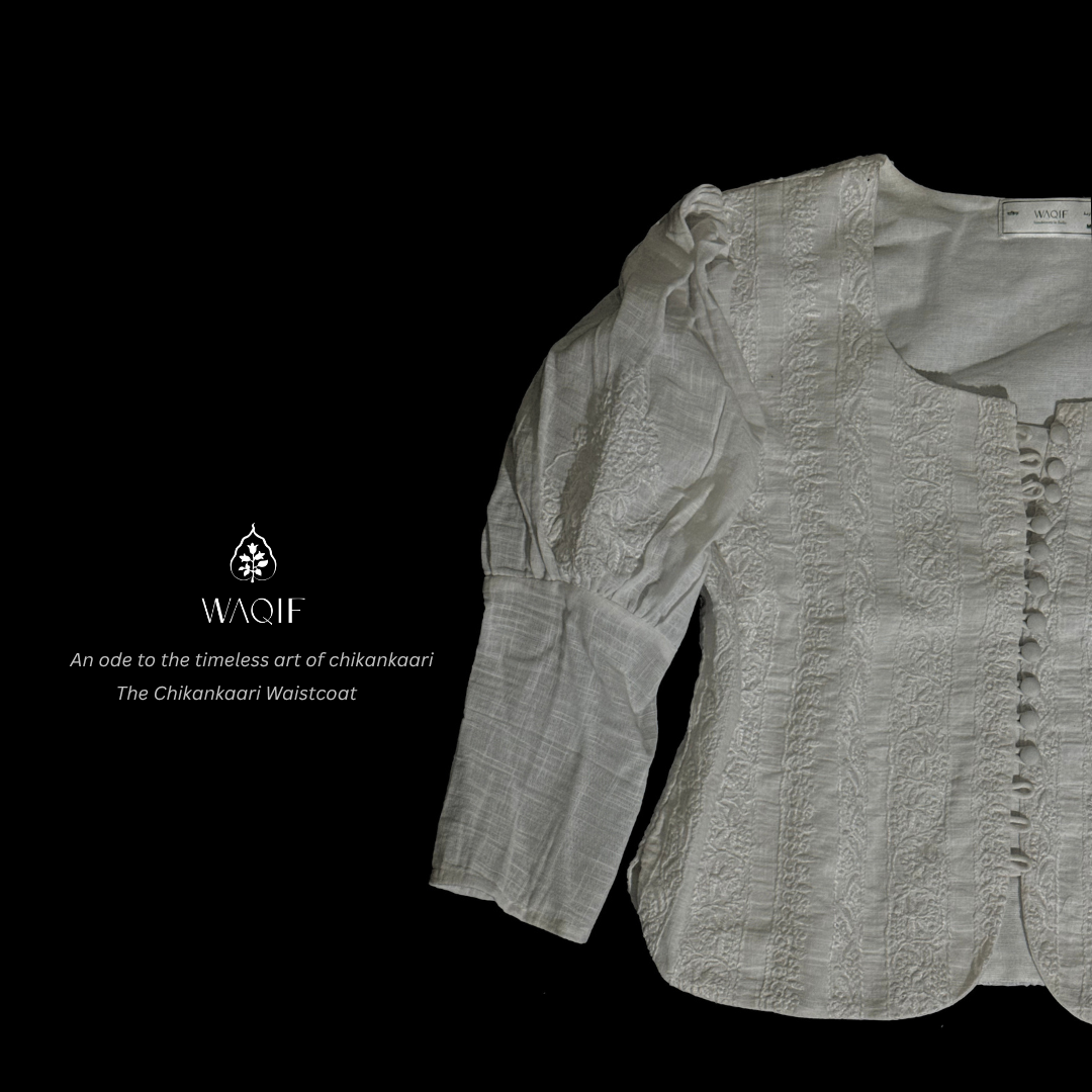 Chikankaari Waistcoat