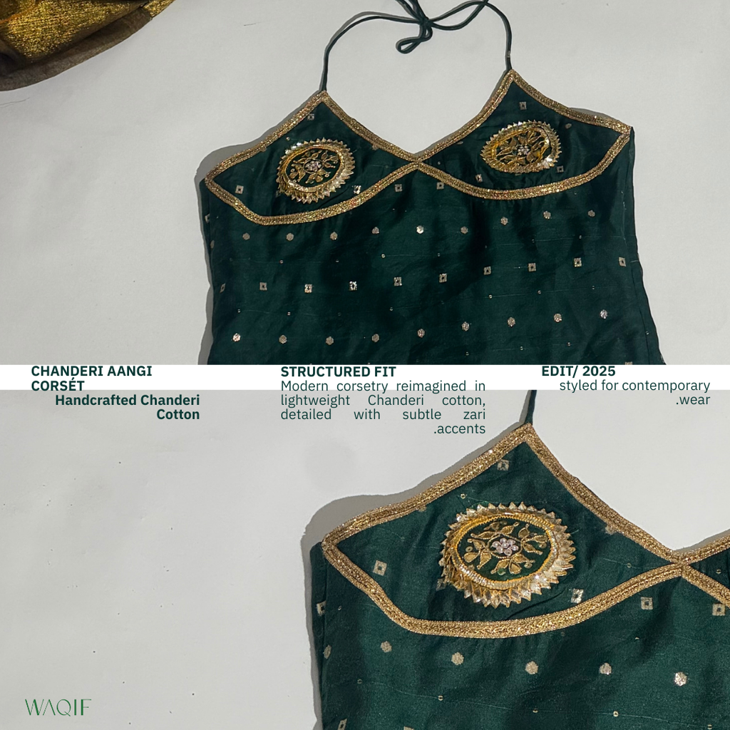 Aangi Green Corset
